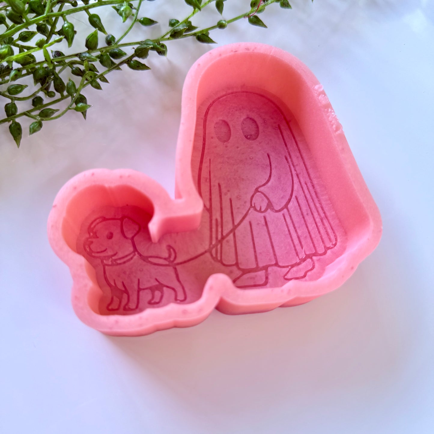 Dog Walking Ghost Freshie Mold