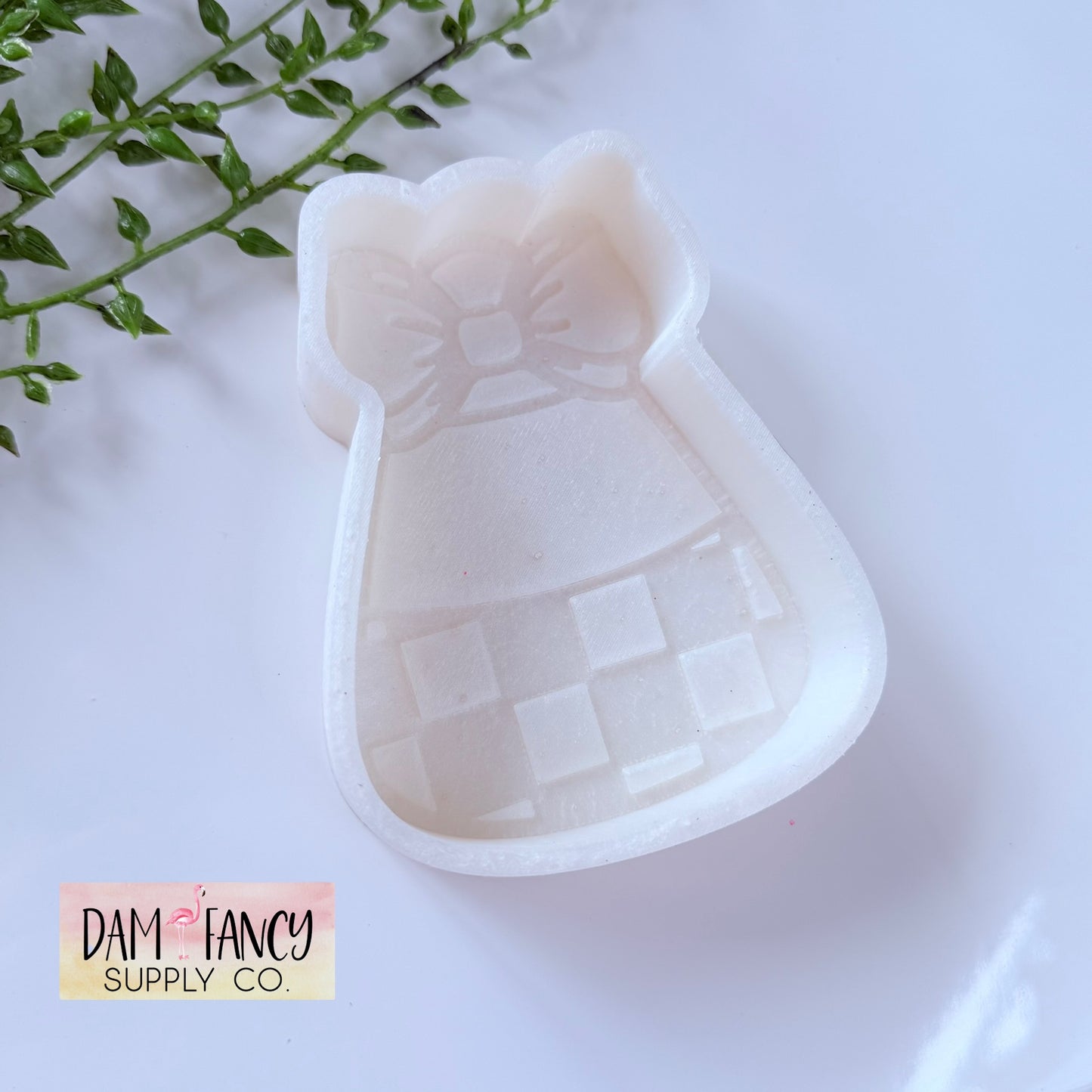 Candy Corn W/Bow Freshie Mold