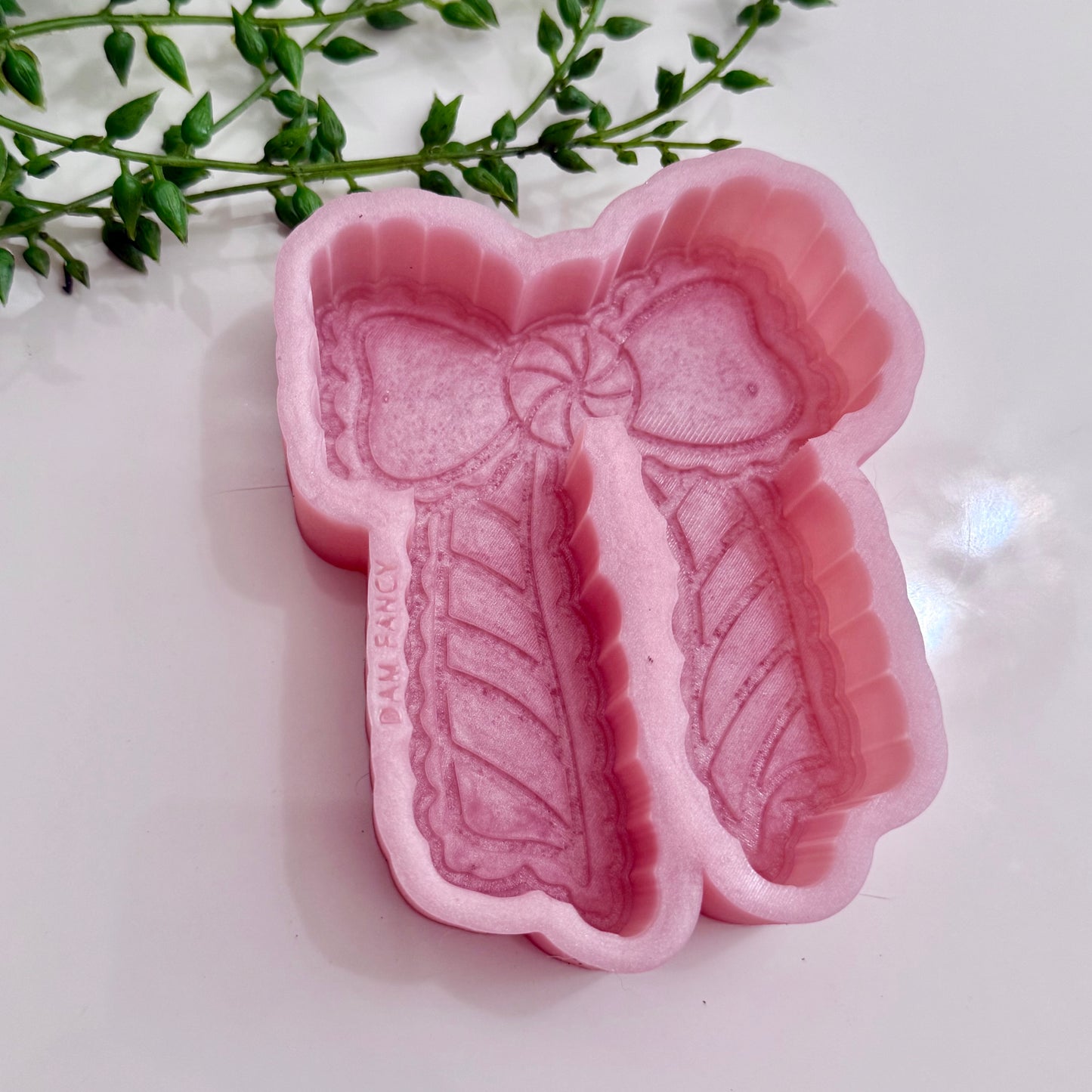Peppermint bow Freshie Mold
