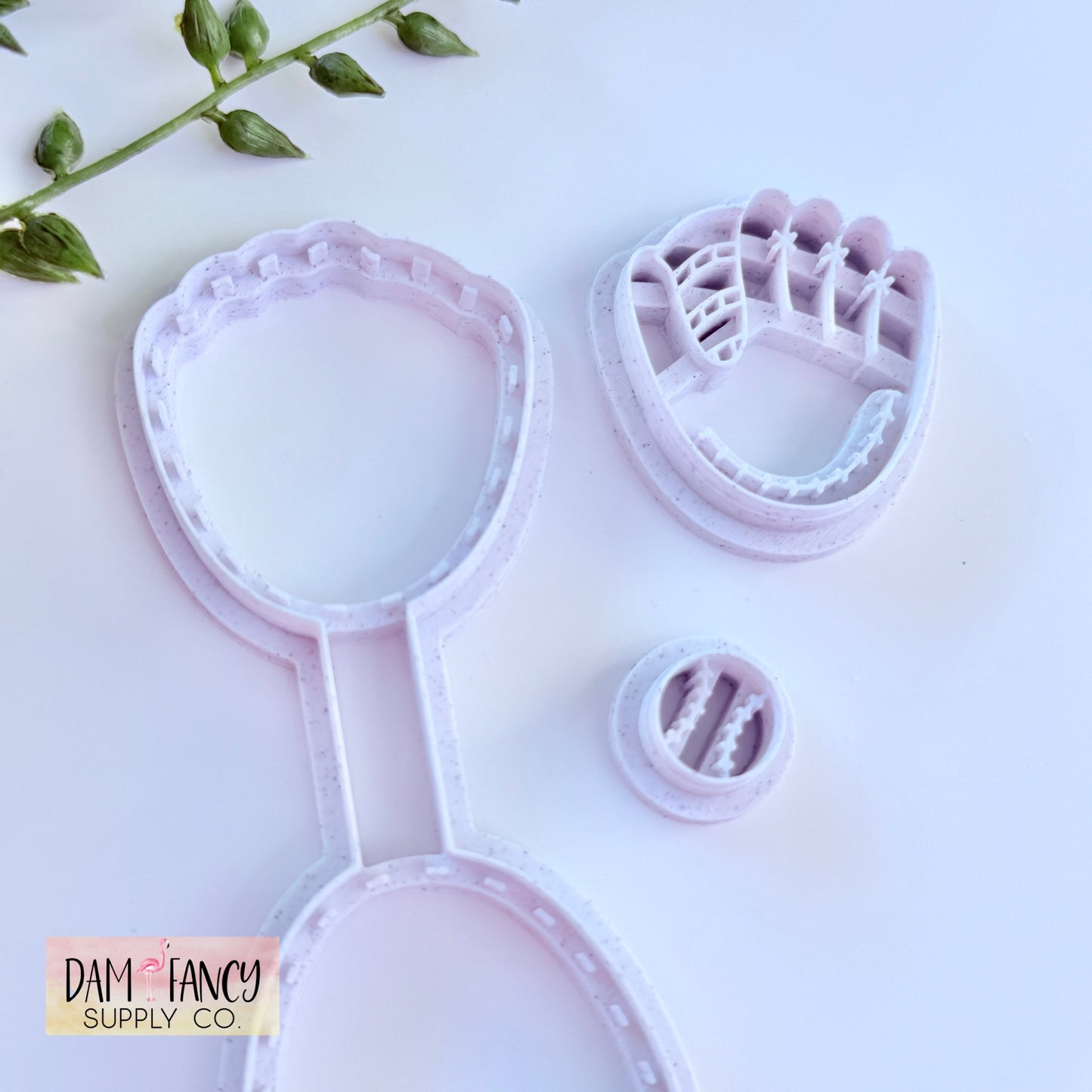 Baseball Mill and Ball Clay Keychain Cutter