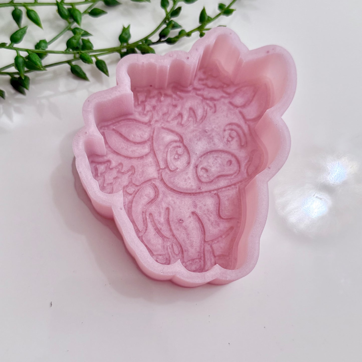 Christmas Tree Cow Freshie Mold