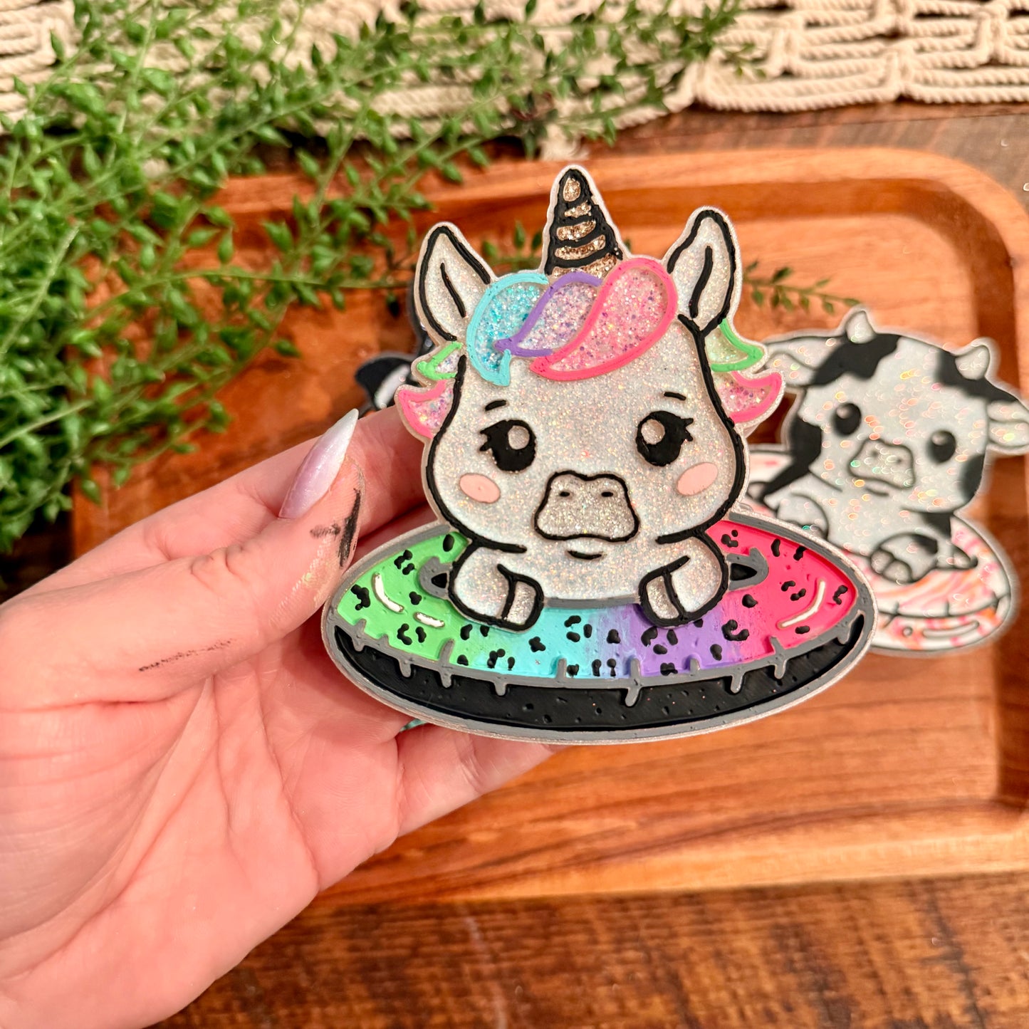 Unicorn in Pool Float Freshie MOLD