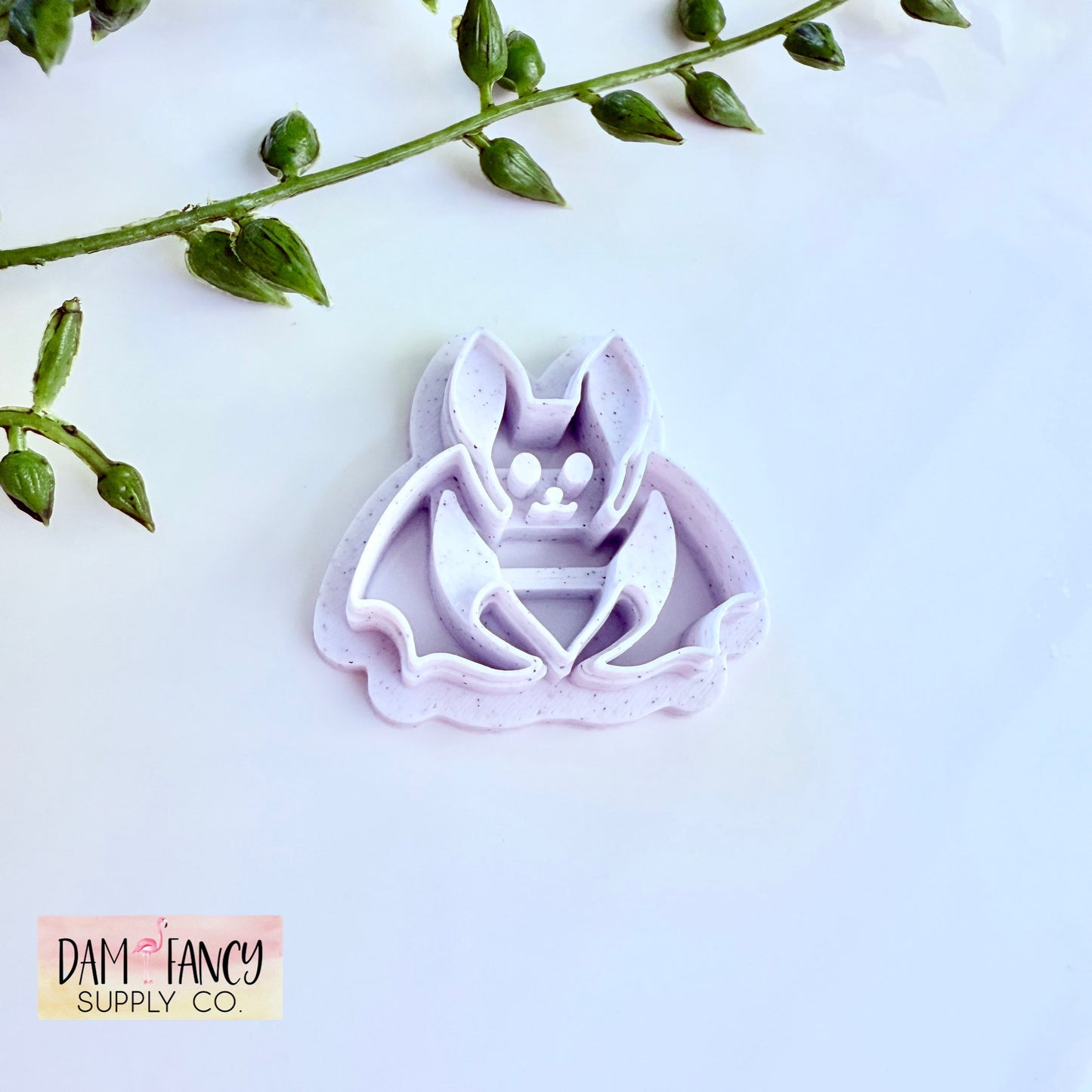 Embossed Bat Clay Earring Cutters