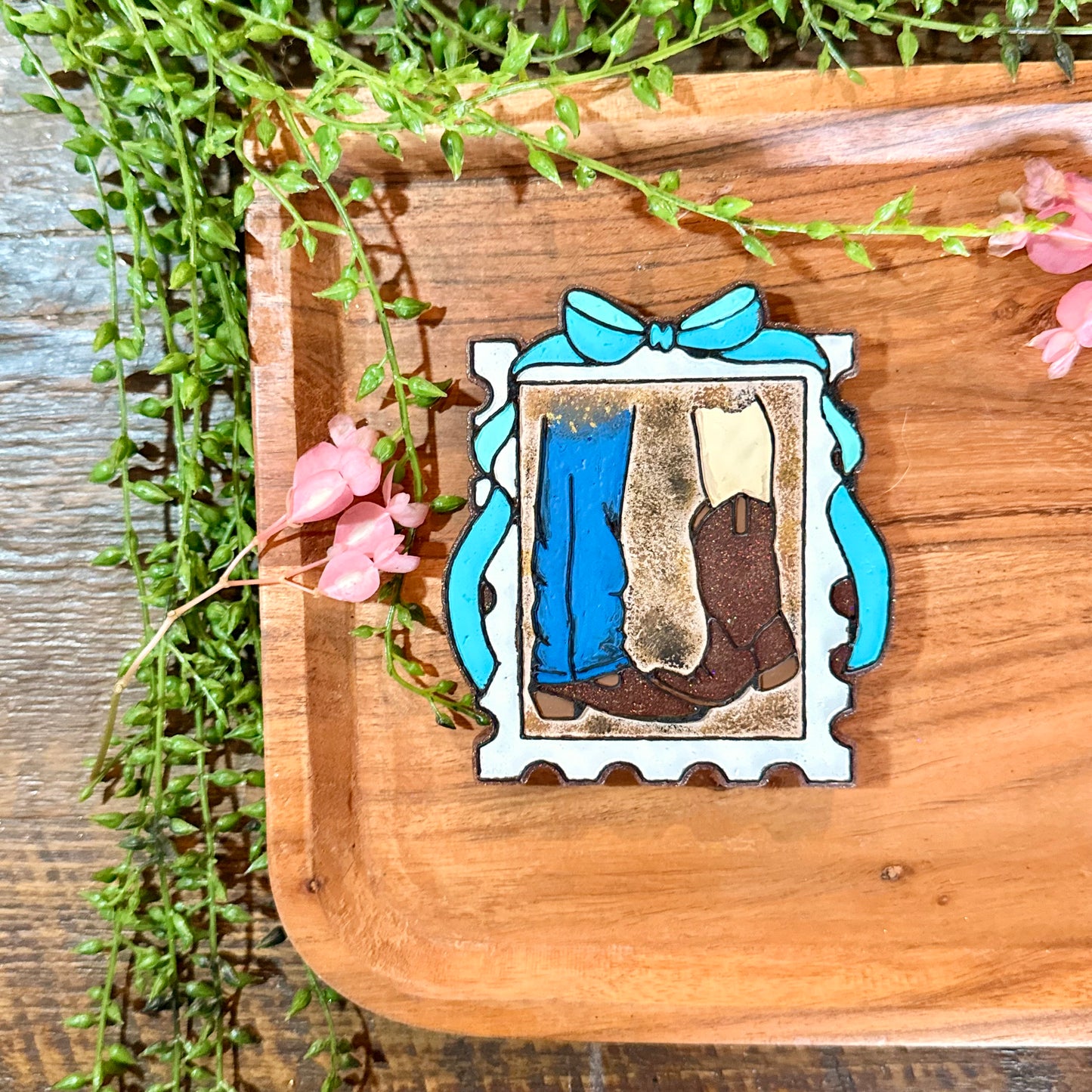 Western Love Stamp Freshie MOLD