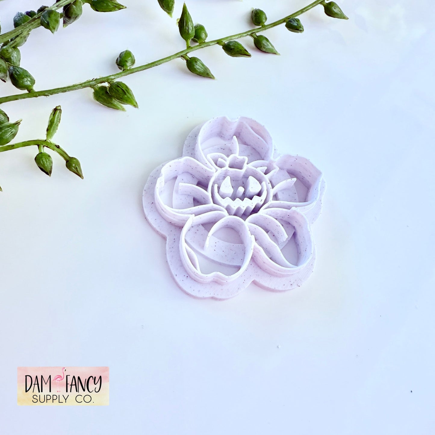 Pumpkin Flower Clay Earring Cutters