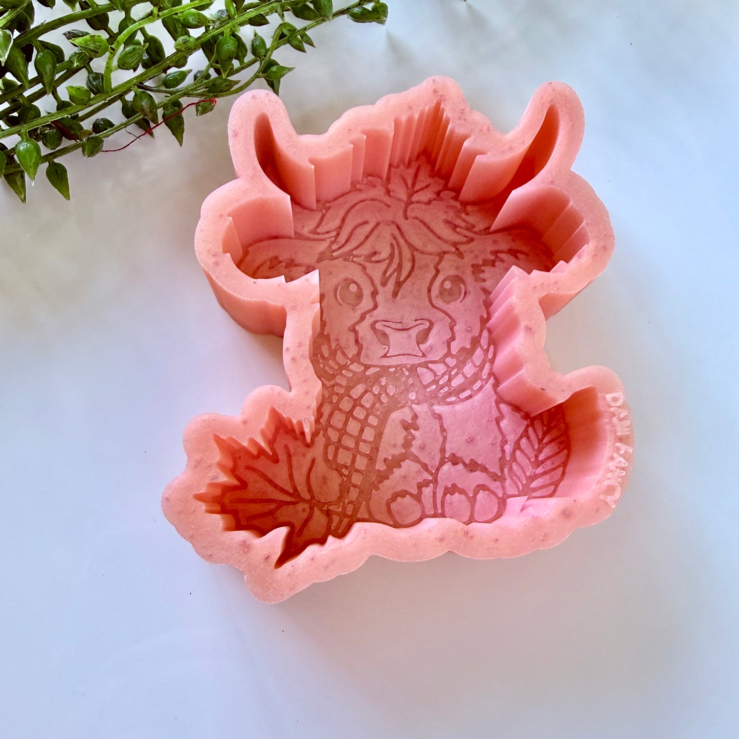 Cow with scarf Freshie Mold