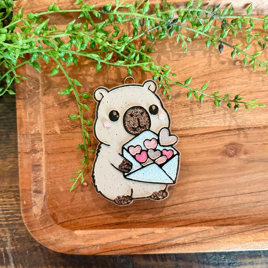 Valentine Mail Capybara Freshie MOLD