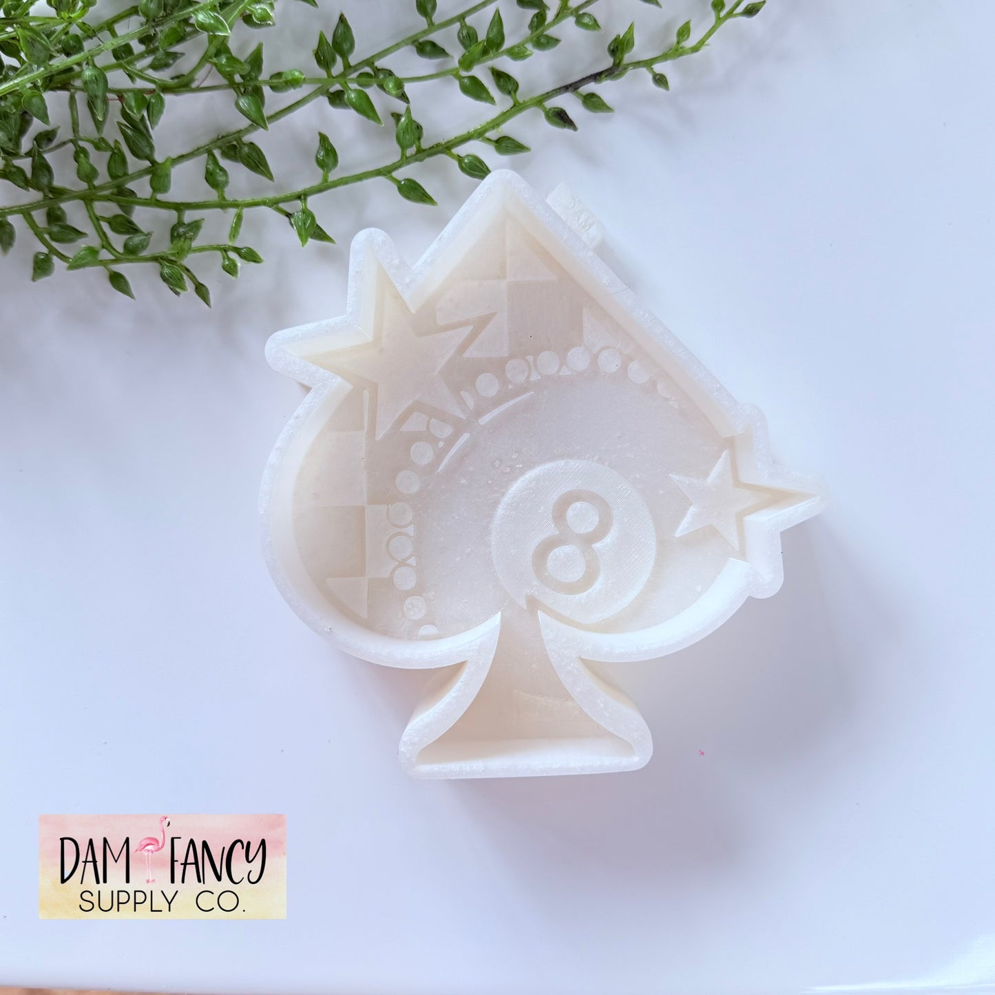 Spade 8 Ball Freshie Mold