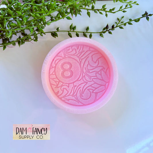 Tooled Leather 8 Ball Freshie Mold
