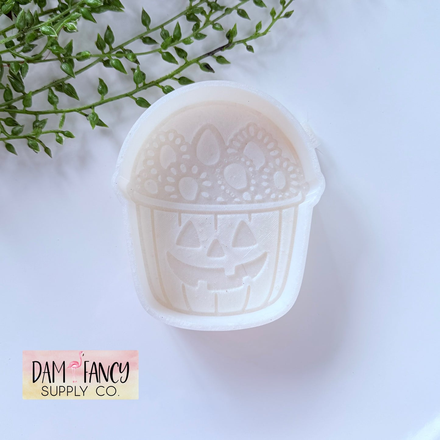 Turquoise Pumpkin Pail Freshie Mold