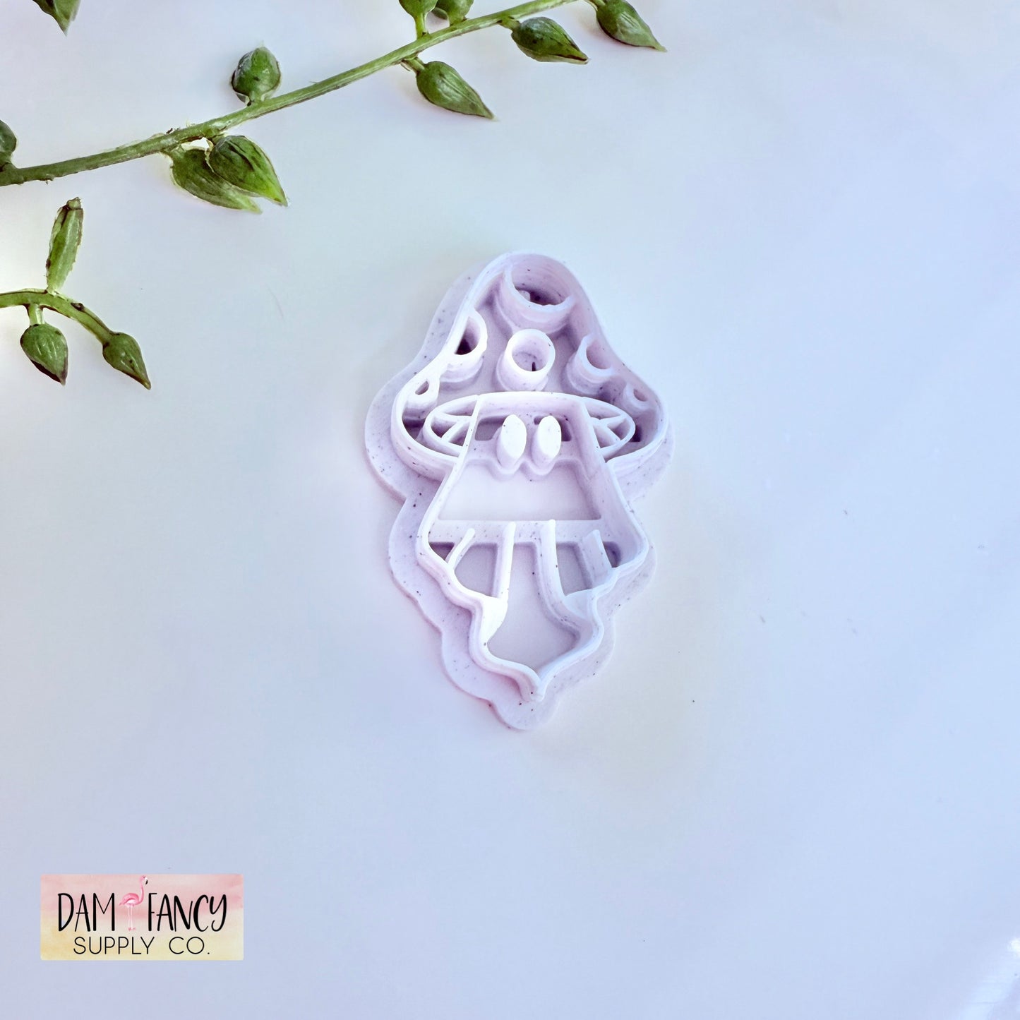 Mushroom Ghost Clay Earring Cutters