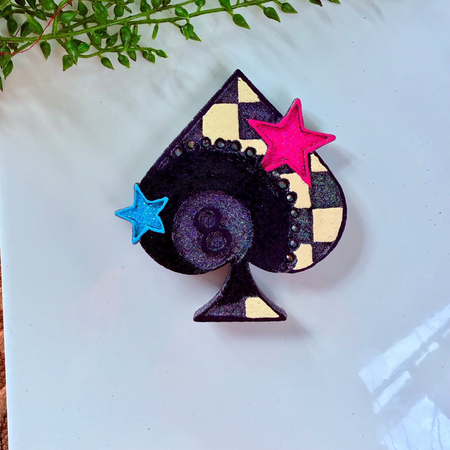 Spade 8 Ball Freshie Mold