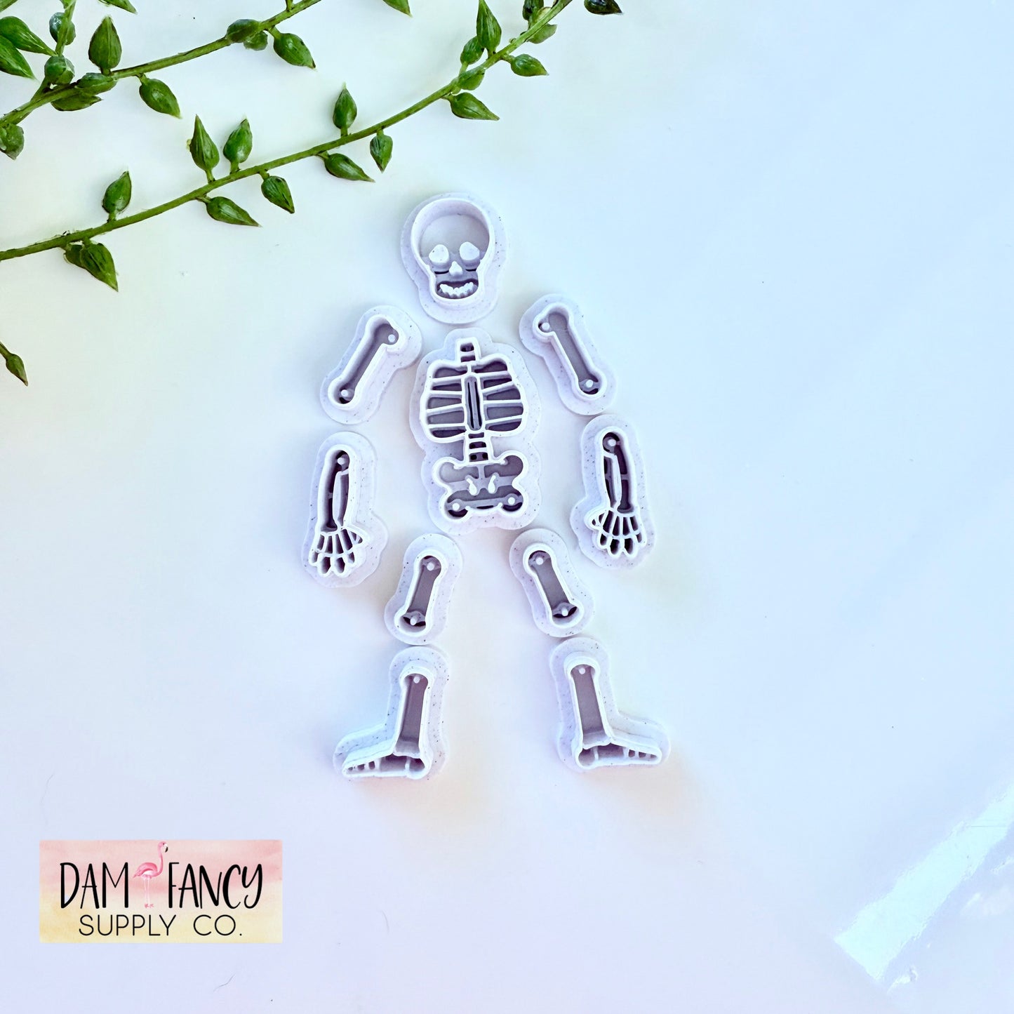 Skeleton Builder Clay Earring Cutters