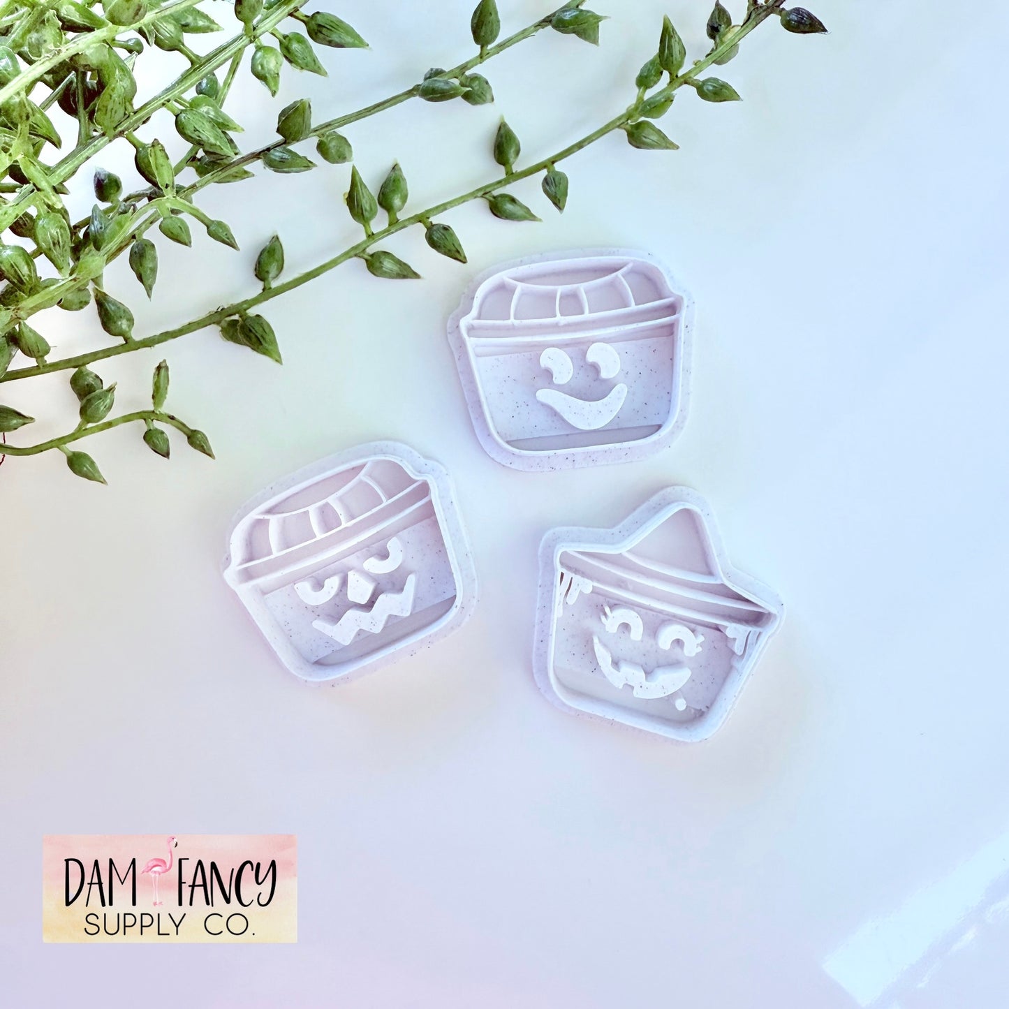 Halloween Buckets Clay Earring Cutters