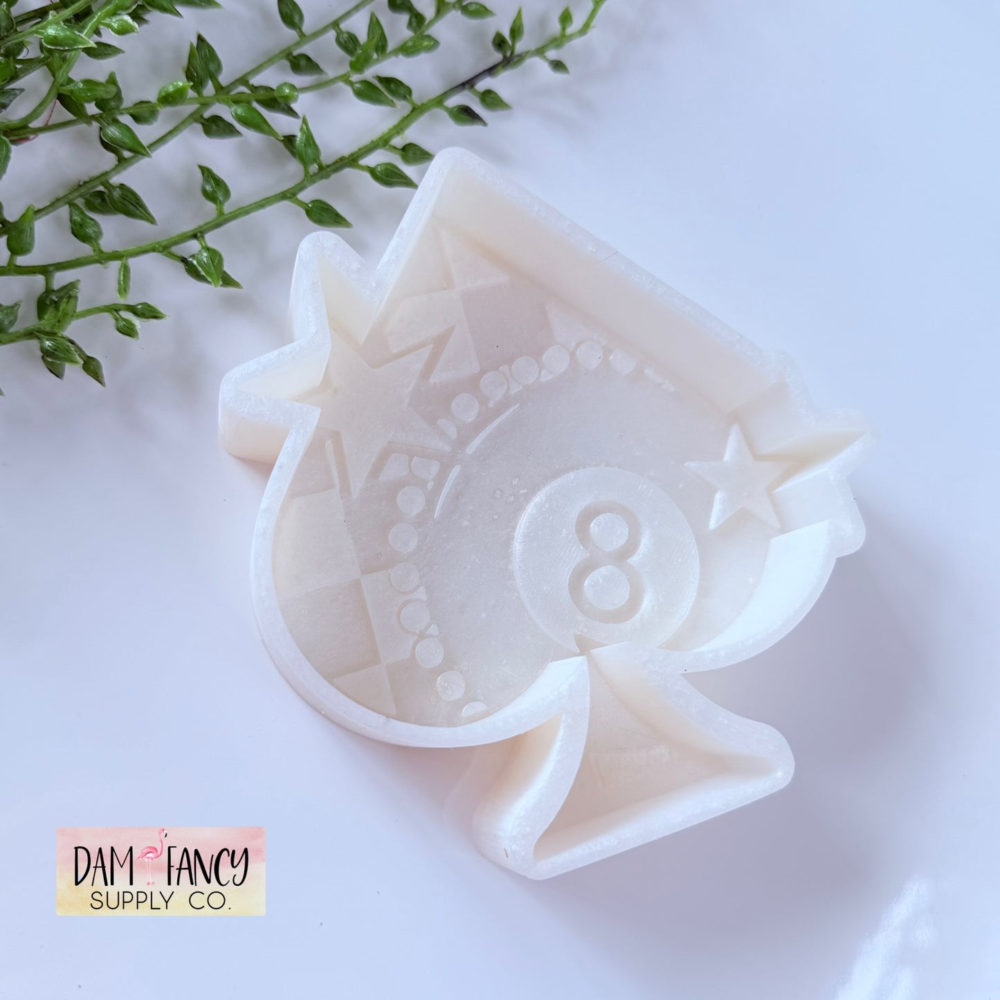 Spade 8 Ball Freshie Mold