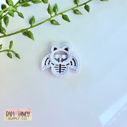 Skeleton Bat Clay Earring Cutters