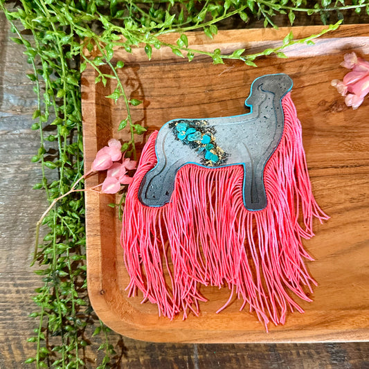 Show Suffolk Sheep Freshie MOLD