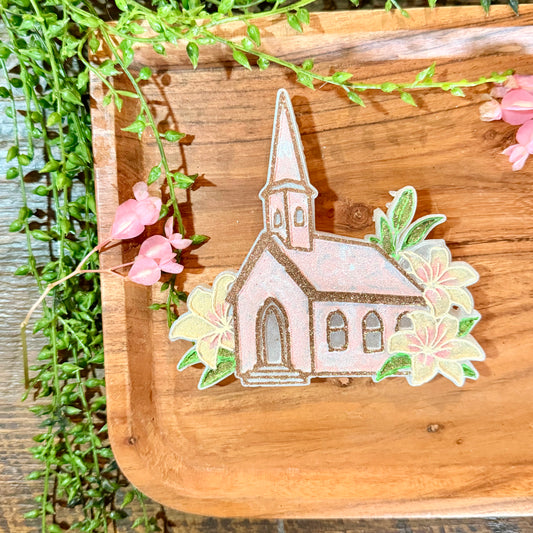 Angled Lily Church Freshie MOLD