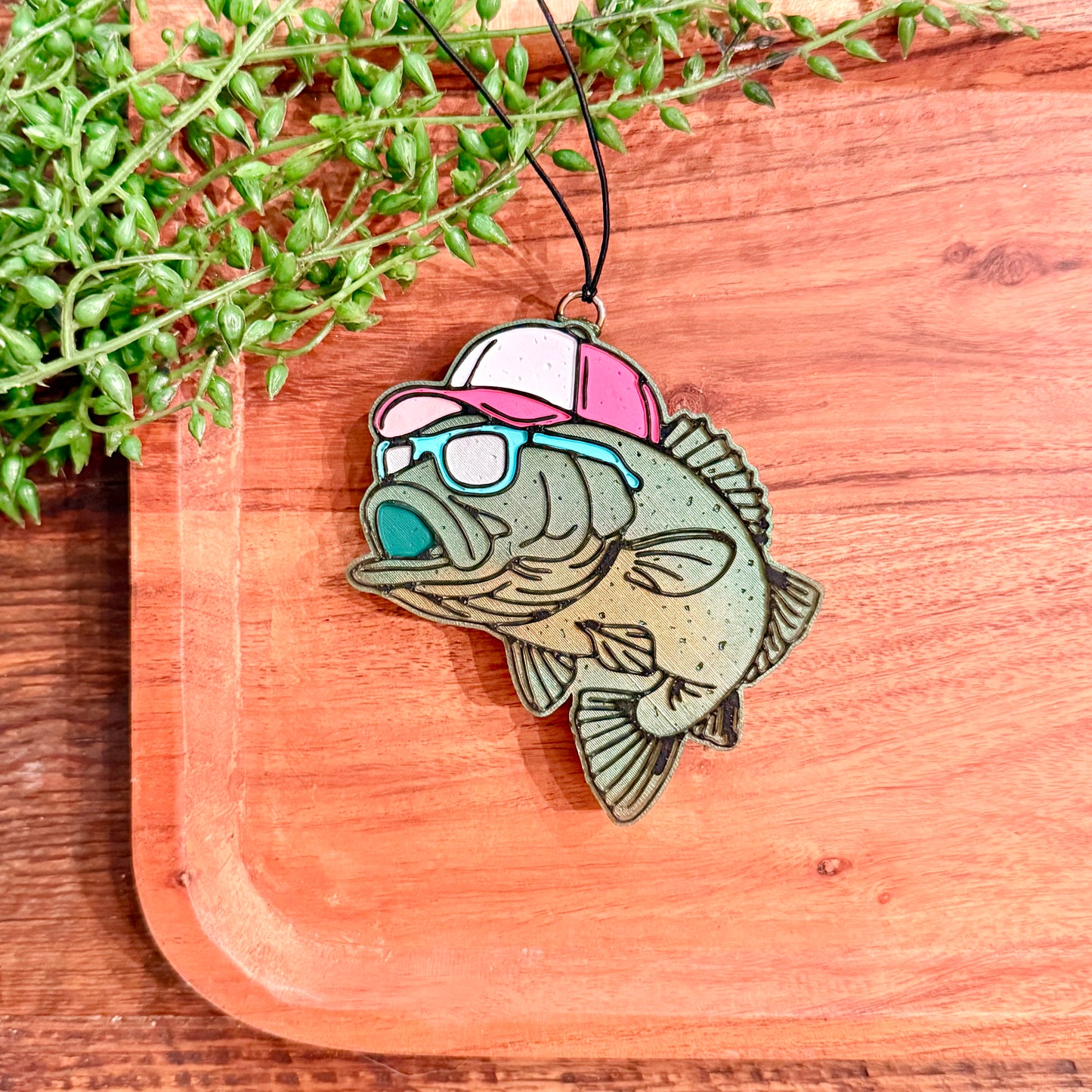 Fish with trucker hat 2 Freshie MOLD