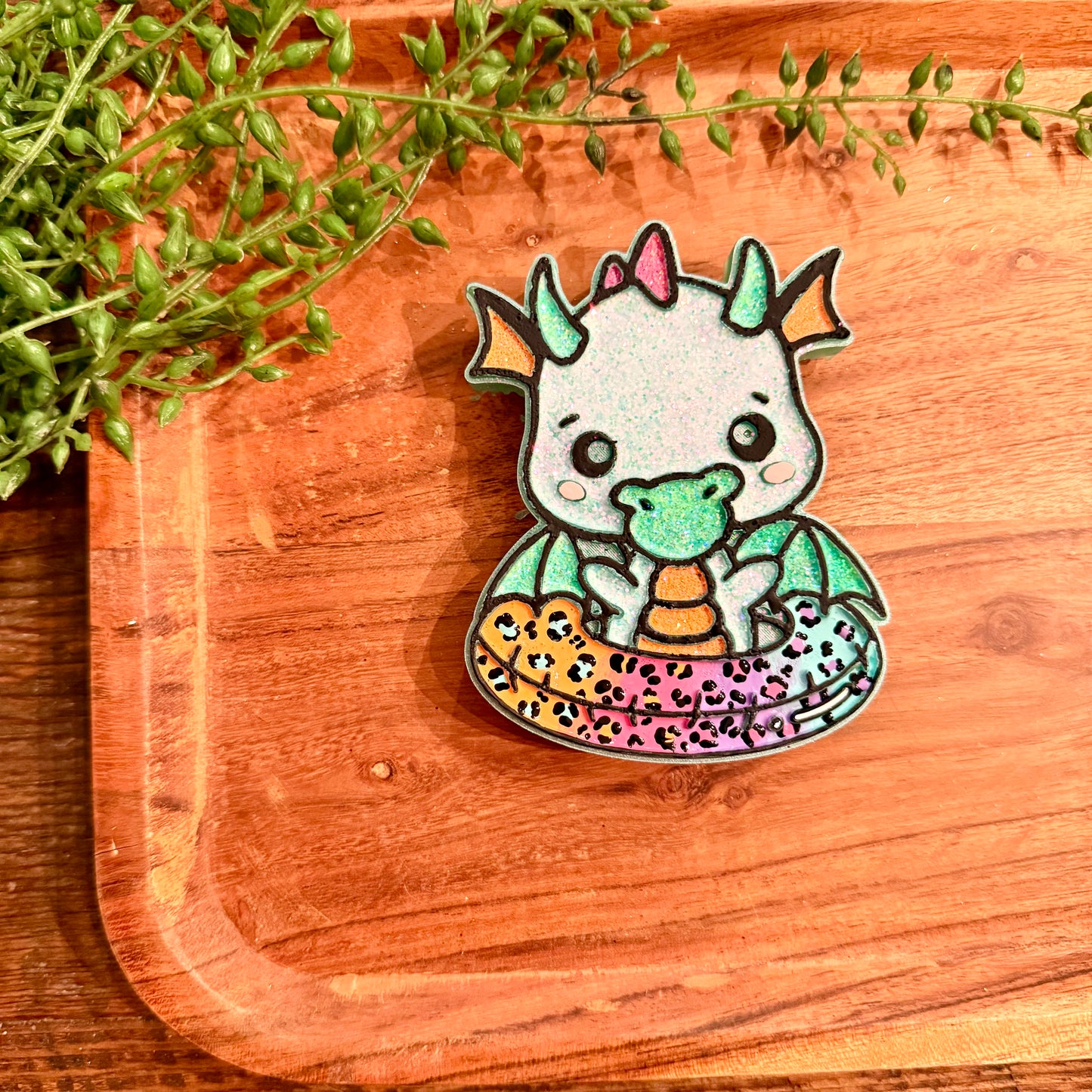 Dragon in Pool Float Freshie MOLD