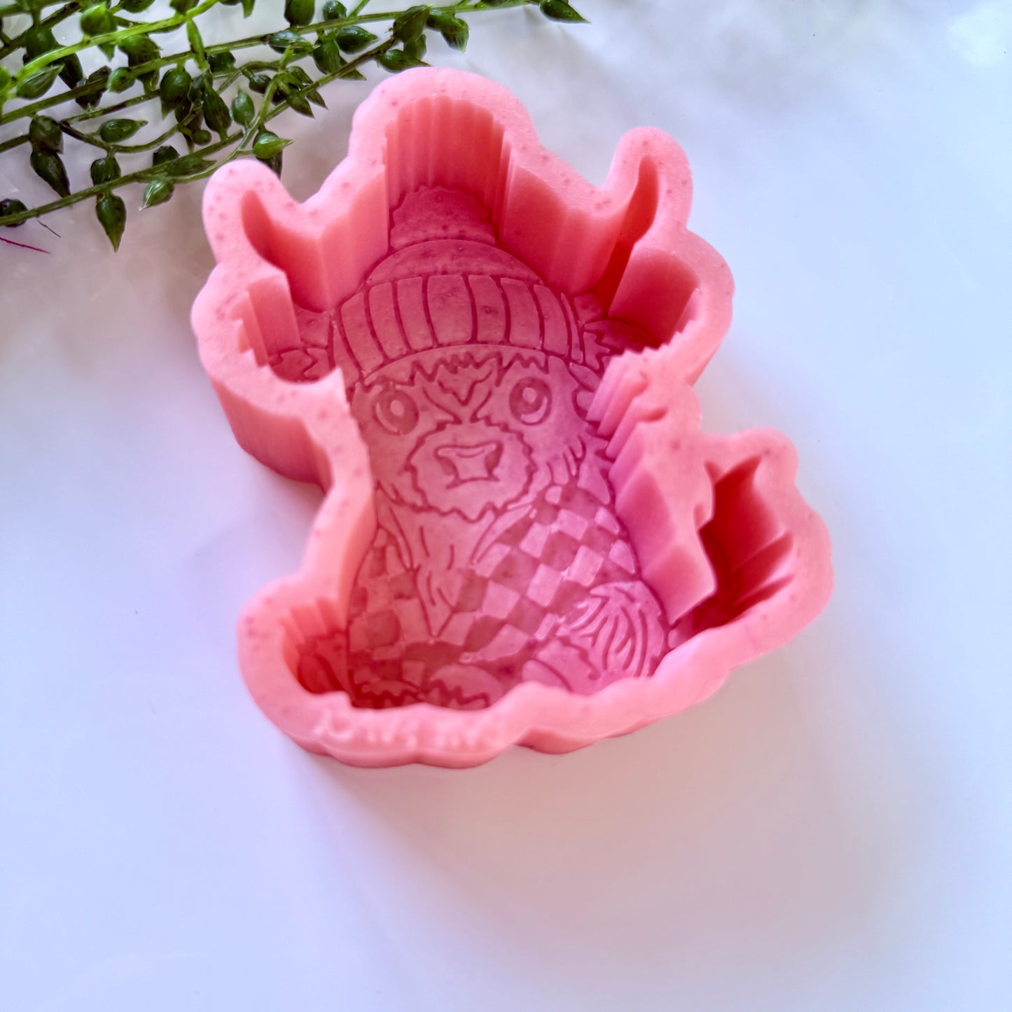 Cow with checkered blanket  Freshie Mold