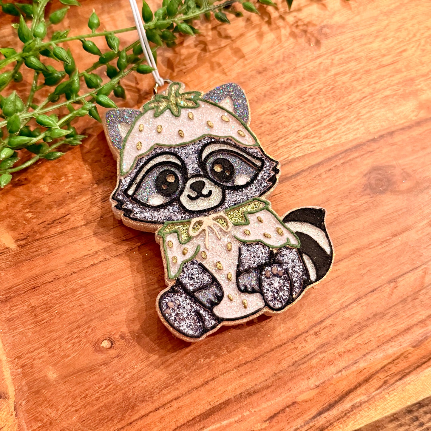 Strawberry Raccoon Freshie MOLD