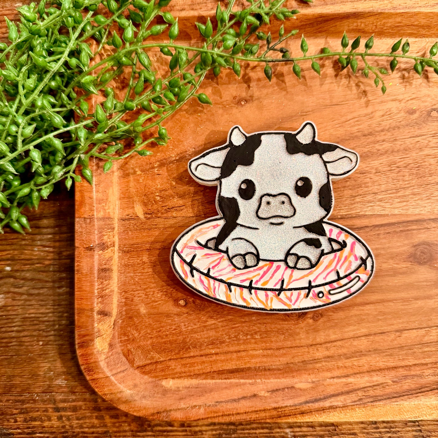 Cow in Pool Float Freshie MOLD