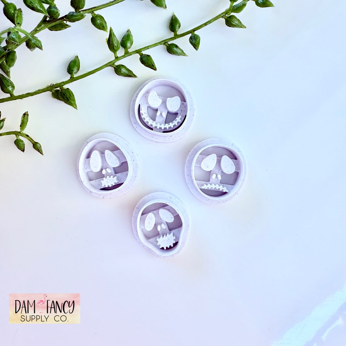 Pumpkin King Faces Clay Earring Cutters