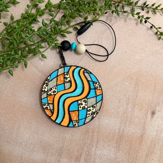 Disco Ball with Waves Freshie Mold