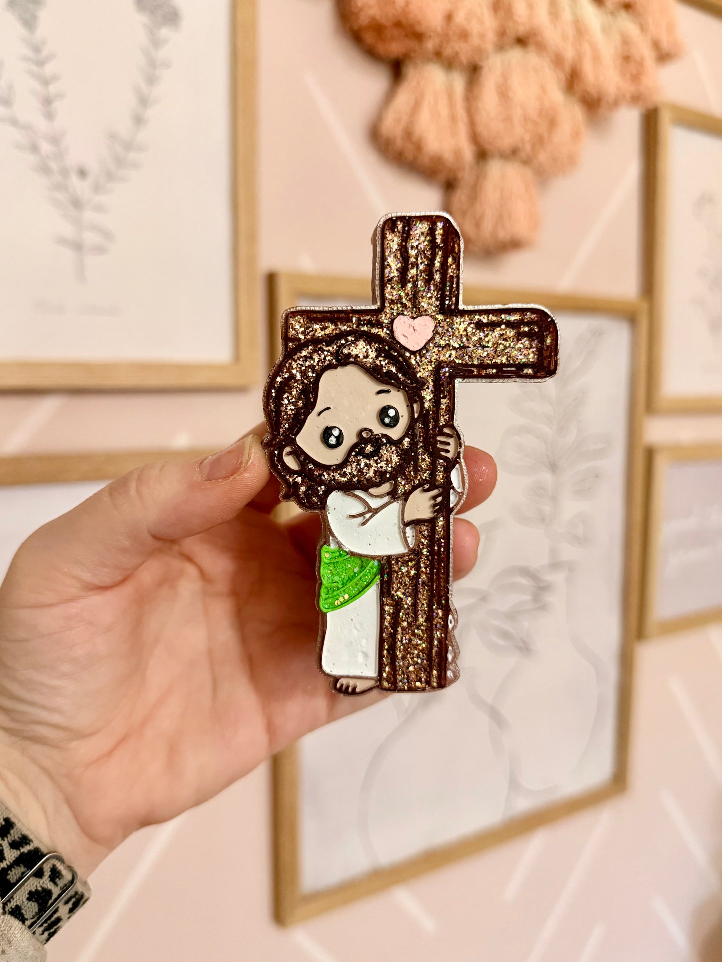 Jesus with Cross Freshie MOLD