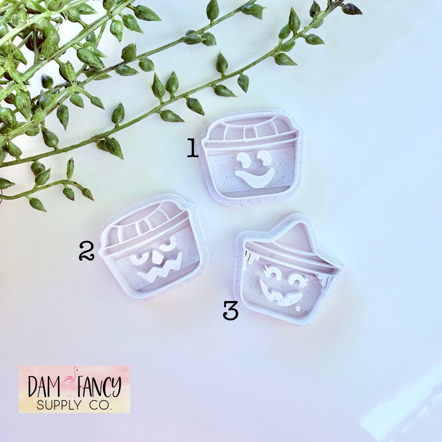 Halloween Buckets Clay Earring Cutters