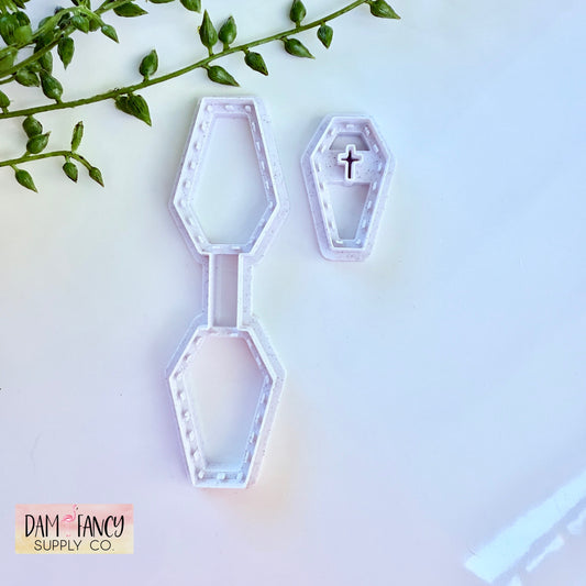 Coffin Clay Keychain Cutter