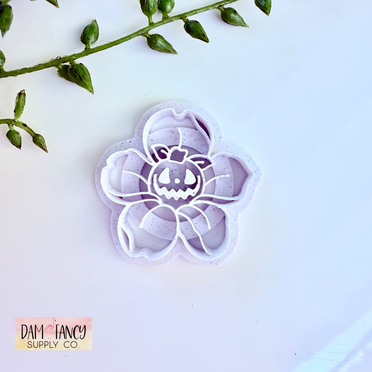 Pumpkin Flower Clay Earring Cutters