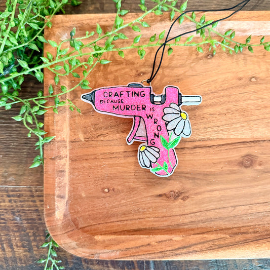 Crafting because M*rder is wrong Freshie MOLD