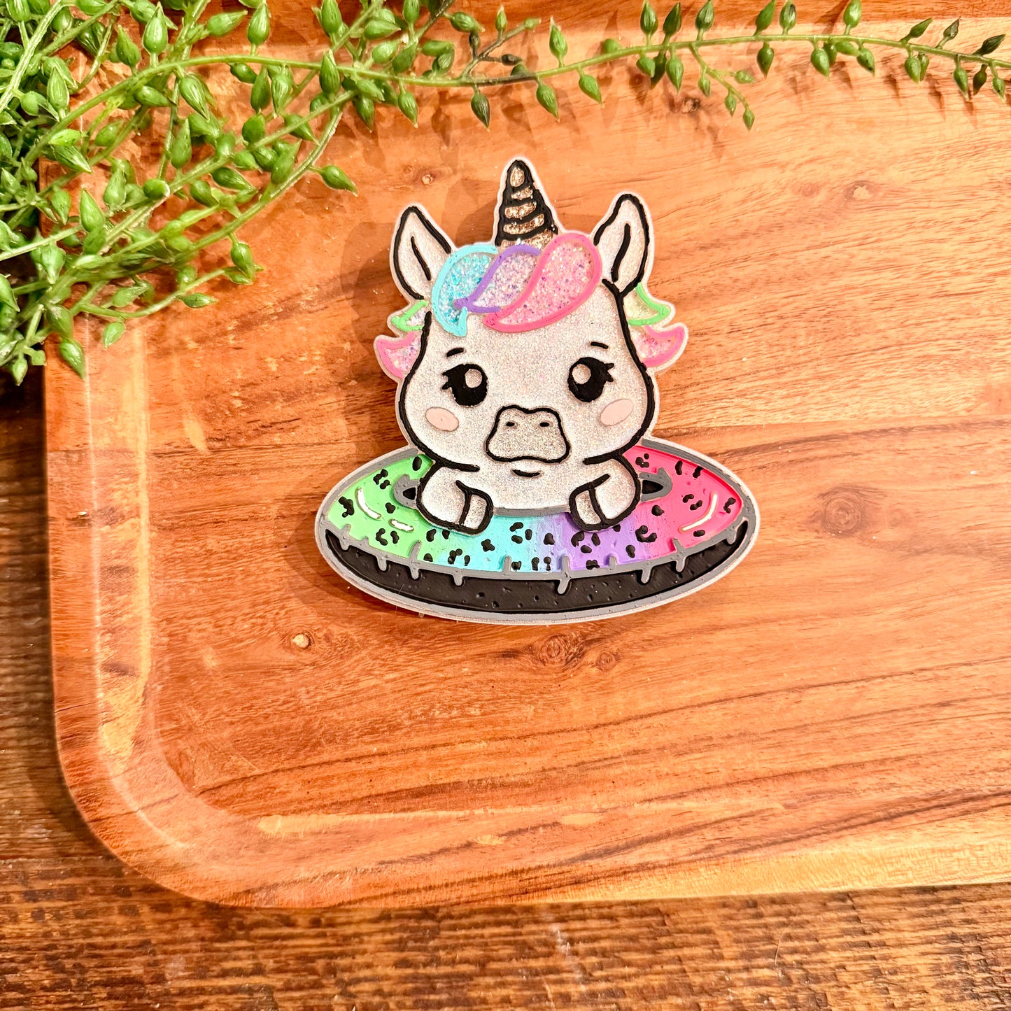 Unicorn in Pool Float Freshie MOLD