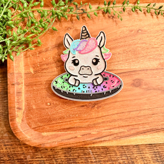 Unicorn in Pool Float Freshie MOLD