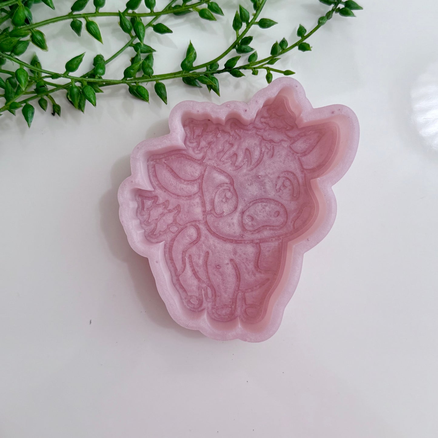 Christmas Tree Cow Freshie Mold